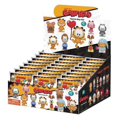 Garfield 3D présentoir porte-clés Série 1 (24) 