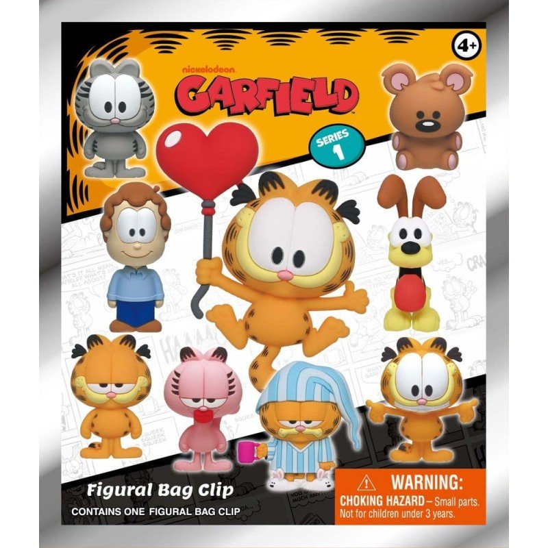 Garfield 3D présentoir porte-clés Série 1 (24) 