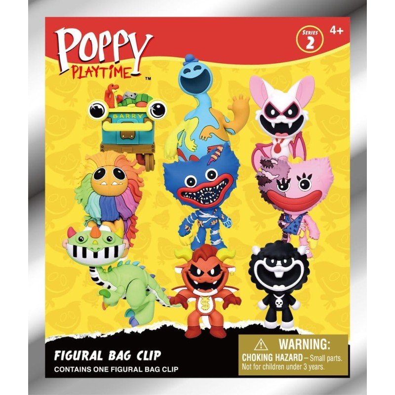 Poppy Playtime 3D Foam Bag Clips Serie 2 Display (24)