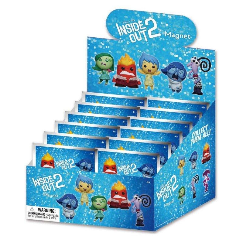 Inside Out 2 Magnets blind pack Series 1 Display (12)