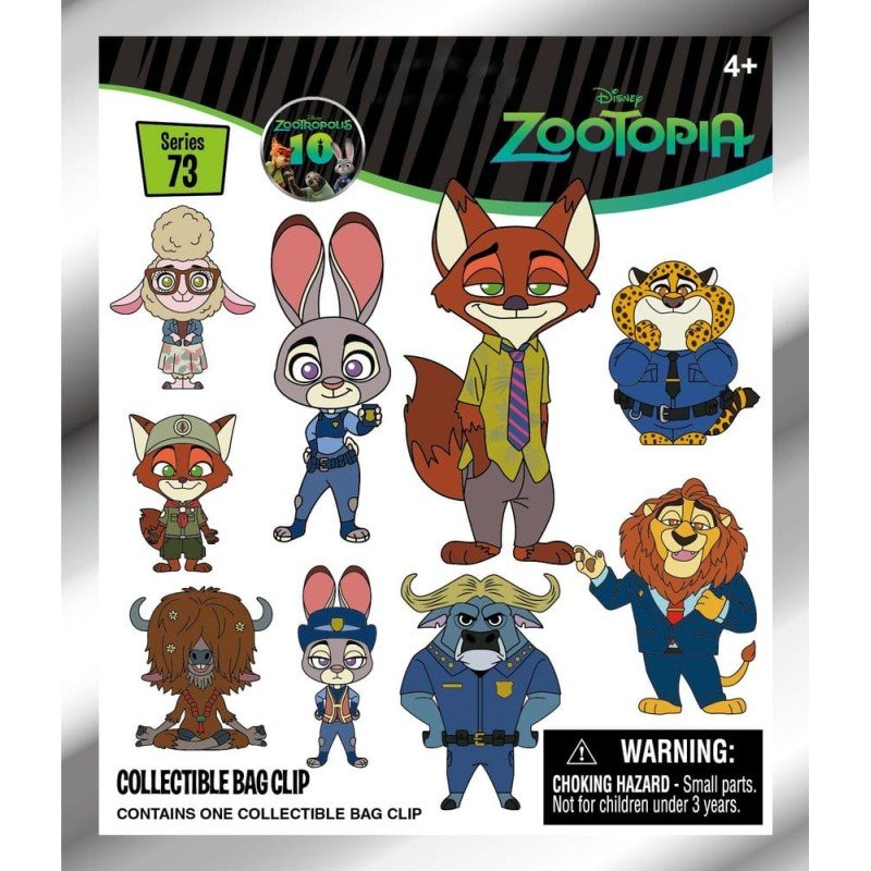 Zootopia 3D présentoir porte-clés Série 73 (24) 