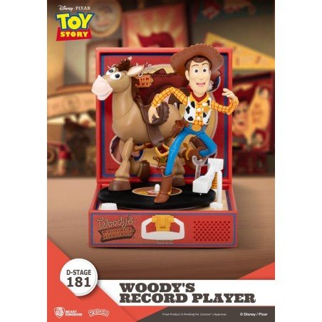 Toy Story Record Player Series Figurine en PVC Woody's Record Player 13 cm