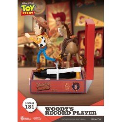 Toy Story Record Player Series PVC figure Woody's Record Player 13 cm