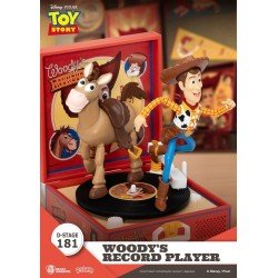 Toy Story Record Player Series PVC figure Woody's Record Player 13 cm
