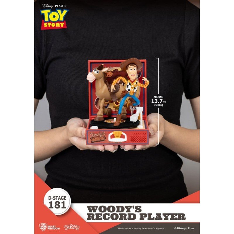 Toy Story Record Player Series Figurine en PVC Woody's Record Player 13 cm