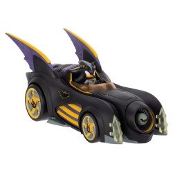 DC x Sonic - The Hedgehog figurine avec véhicule Shadow Batman & Batmobile 6 cm 