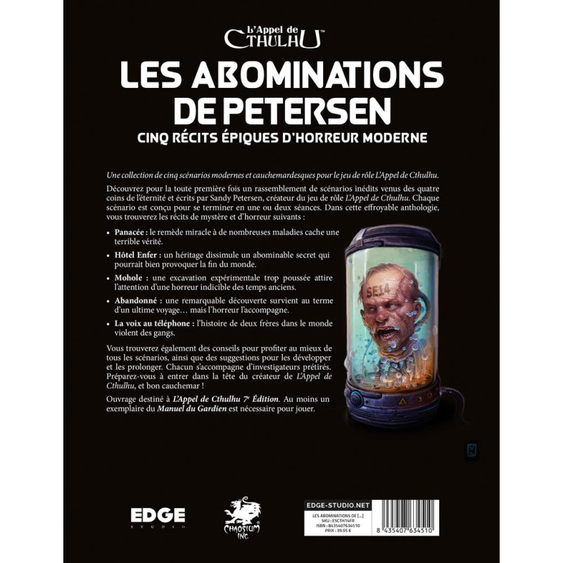 L’Appel de Cthulhu - Les Abominations de Petersen