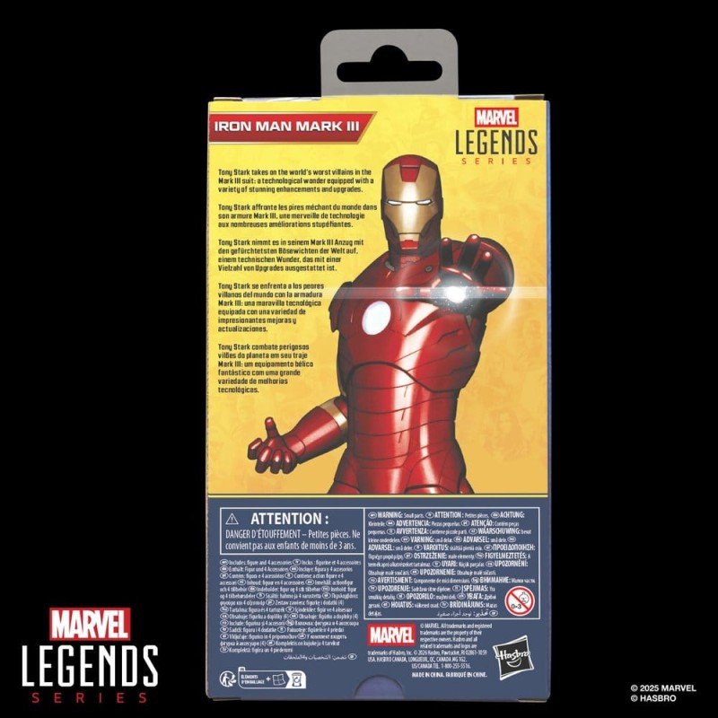 Iron Man Marvel Legends Series figurine Iron Man Mark III 15 cm