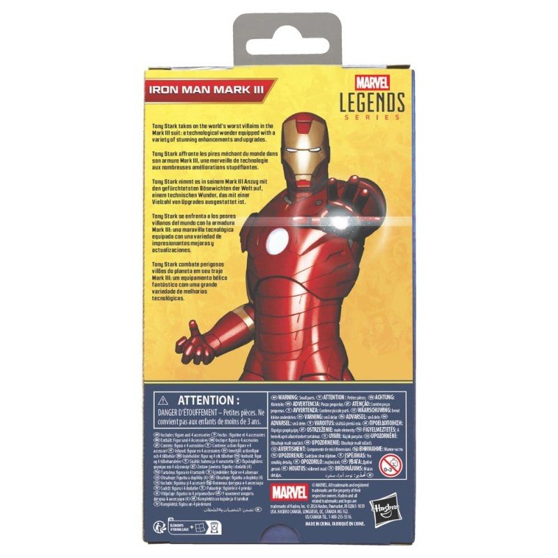 Iron Man Marvel Legends Series figurine Iron Man Mark III 15 cm