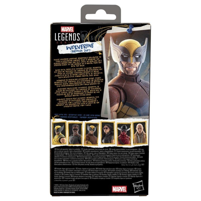 Deadpool & Wolverine Marvel Legends figurine Wolverine (Brown Suit) 15 cm