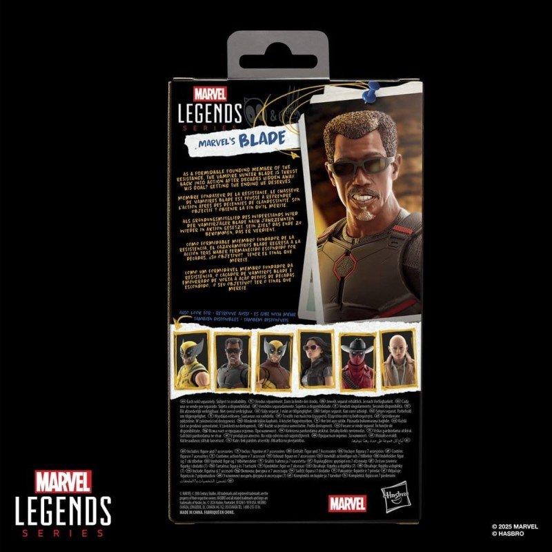 Deadpool & Wolverine Marvel Legends Action Figure Marvel's Blade 15 cm
