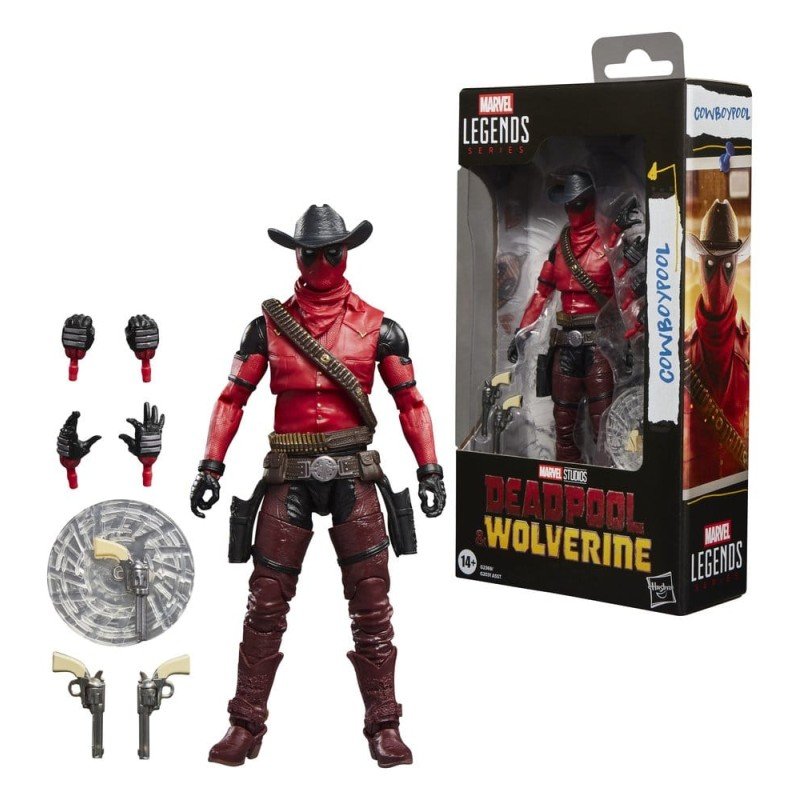 Deadpool & Wolverine Marvel Legends figurine Cowboypool 15 cm