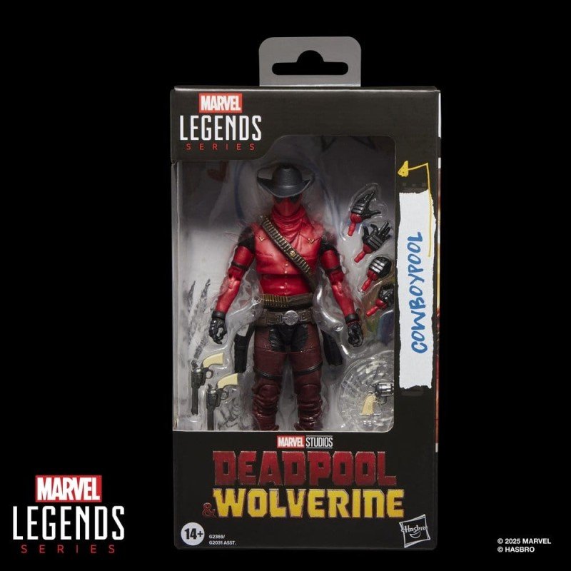 Deadpool & Wolverine Marvel Legends Action Figure Cowboypool 15 cm
