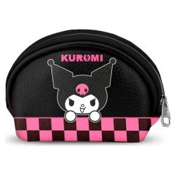 Sanrio Casual Oval Coin Purse Kuromi Chess Multicolour