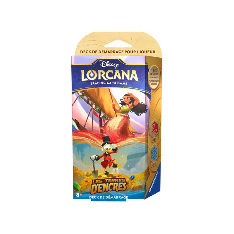 Disney Lorcana: The Inklands - Starter Deck A (Sapphire/Ruby) FR