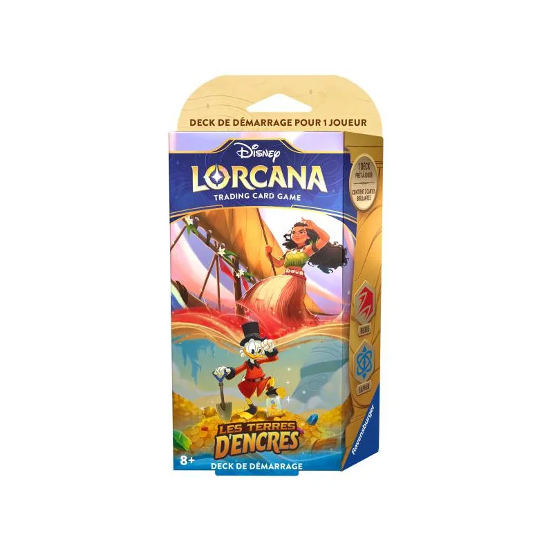 Disney Lorcana: The Inklands - Starter Deck A (Sapphire/Ruby) FR | 4050368982803