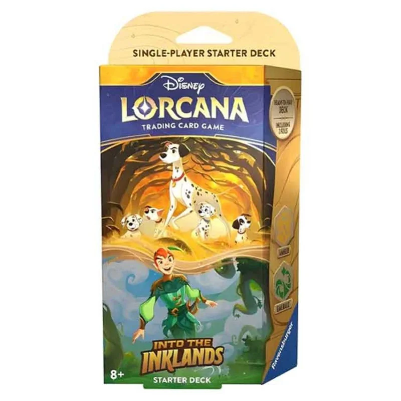 Disney Lorcana: The Inklands - Starter deck B (Amber / Emerald) FR | 4050368982766