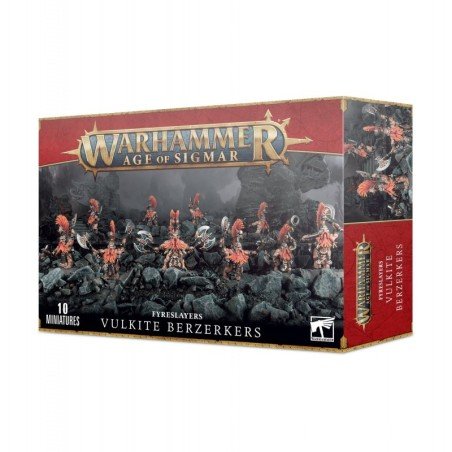 Warhammer Age Of Sigmar - Fyreslayers/Pyrotueurs : Vulkite Berzerkers