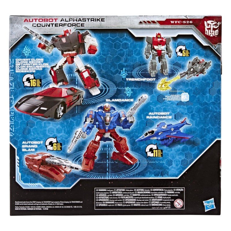 Transformers Generations War for Cybertron: Siege pack 3 figurines Autobot Alphastrike Counterforce