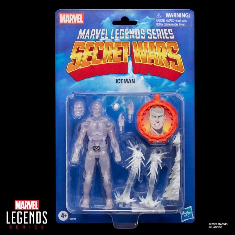 Secret Wars Marvel Legends Retro figurine Iceman 15 cm