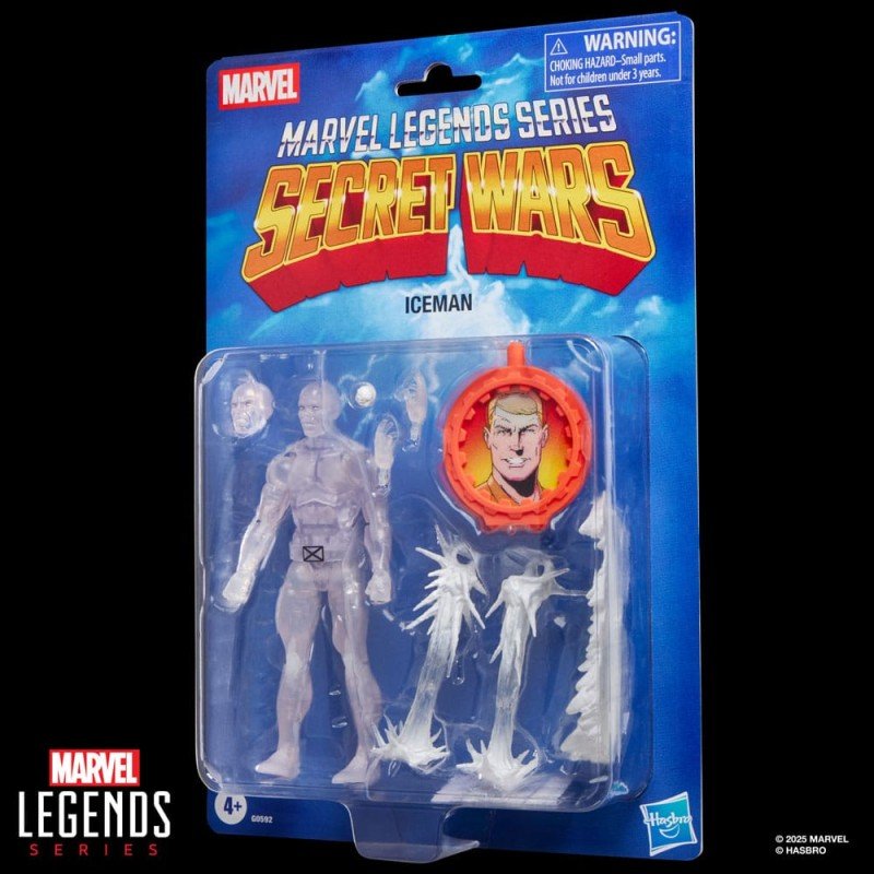 Secret Wars Marvel Legends Retro figurine Iceman 15 cm