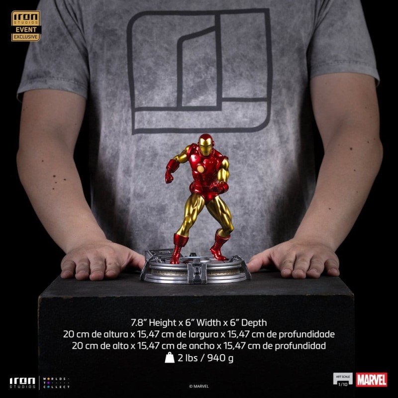 Marvel statuette Art Scale 1/10 Iron Man (CCXP Exclusive 2025) 20 cm  