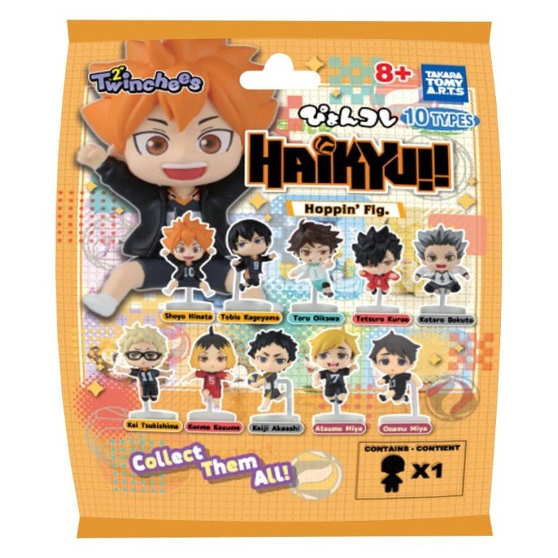Haikyu!! Twinchees Mini Figures Hoppin' 5 cm Blind Pack Display (24)