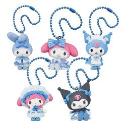 Sanrio Blind Pack assortiment figurines Twinchees My Melody x Kuromi Sweet Lolita 5 cm (24)