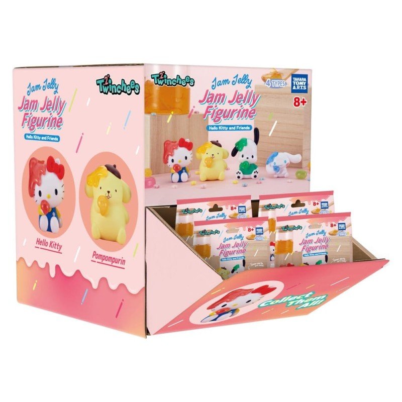 Sanrio Blind Pack assortiment figurines Twinchees Hello Kitty & Friends Jam Jelly 5 cm (24)