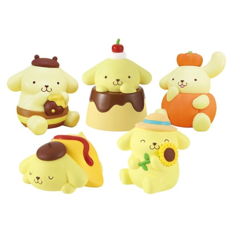 Sanrio Blind Pack assortiment figurines Twinchees Pompompurin My Fav Color 5 cm (24)