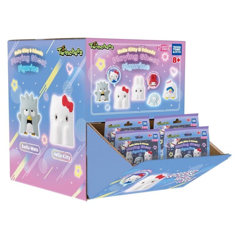Sanrio Twinchees Mini Figures Hello Kitty & Friends Playing Ghost 5 cm Blind Pack Display (24)