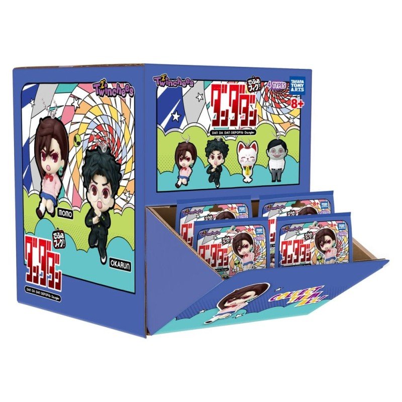 Dandadan Blind Pack assortiment figurines Twinchees Defofig! Dangler 5 cm (24)