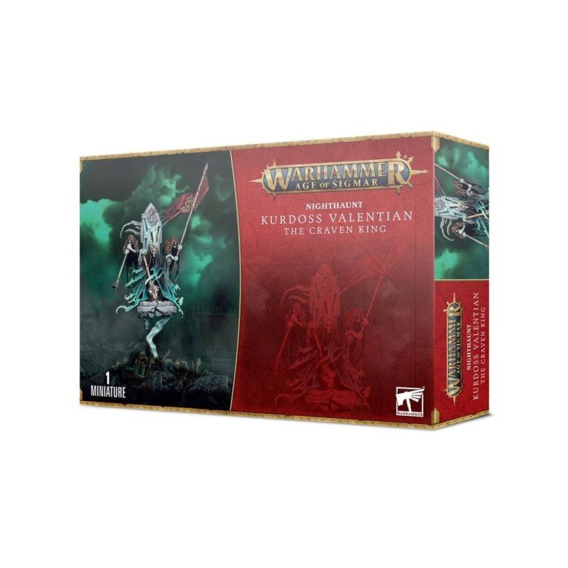 Warhammer Age of Sigmar - Nighthaunt : Kurdoss Valentian The Craven King