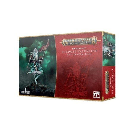Warhammer Age of Sigmar - Nighthaunt : Kurdoss Valentian The Craven King