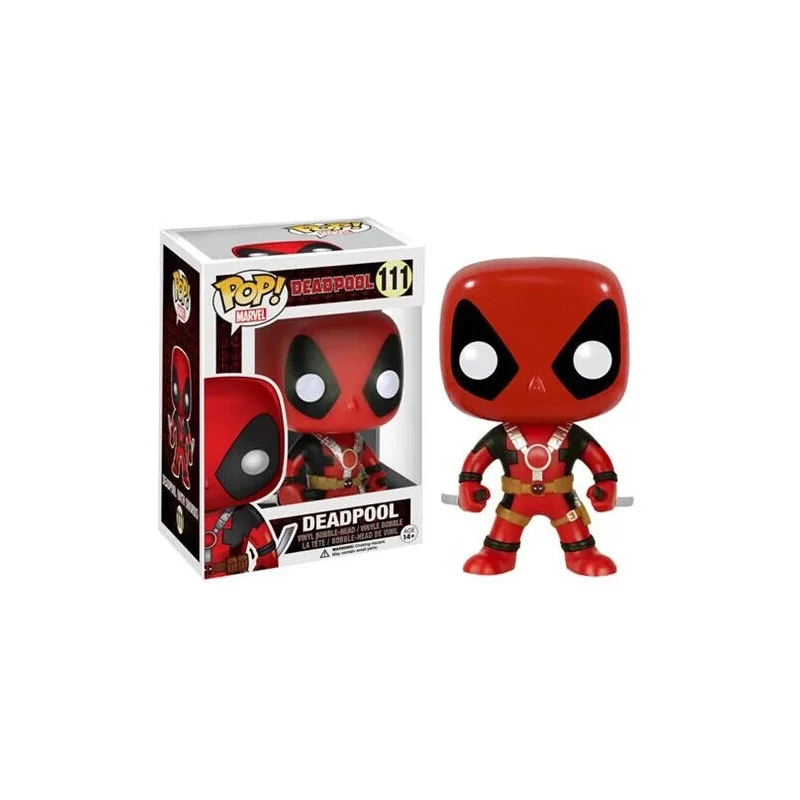 Marvel Figure Funko POP! Bobble Head Vinyl Deadpool Two Swords 10 cm | 849803074869