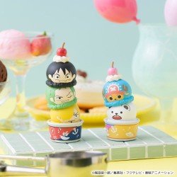 One Piece pack 6 trading figures Tsumichen Stack up & Change 8 cm (with gift)  