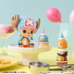 One Piece pack 6 trading figures Tsumichen Stack up & Change 8 cm (with gift)  
