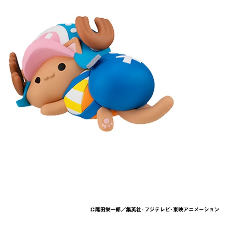 One Piece Mega Cat Project assortiment trading figures Egghead NyanPieceNyan! Stickie! 3 cm (8)