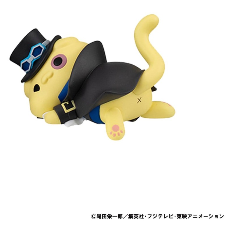 One Piece Mega Cat Project assortiment trading figures Egghead NyanPieceNyan! Stickie! 3 cm (8)