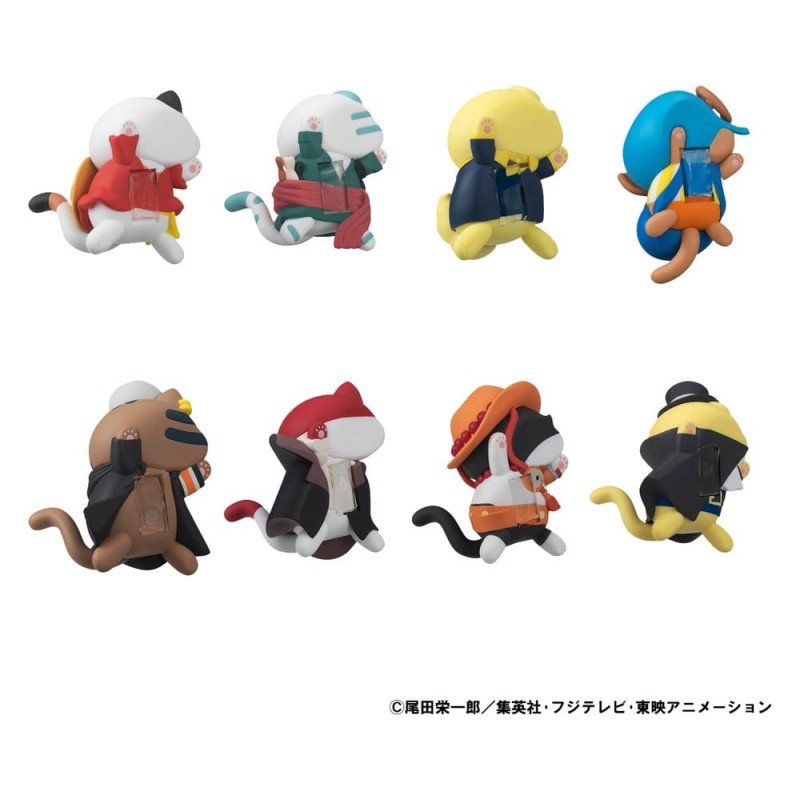 One Piece Mega Cat Project assortiment trading figures Egghead NyanPieceNyan! Stickie! 3 cm (8)
