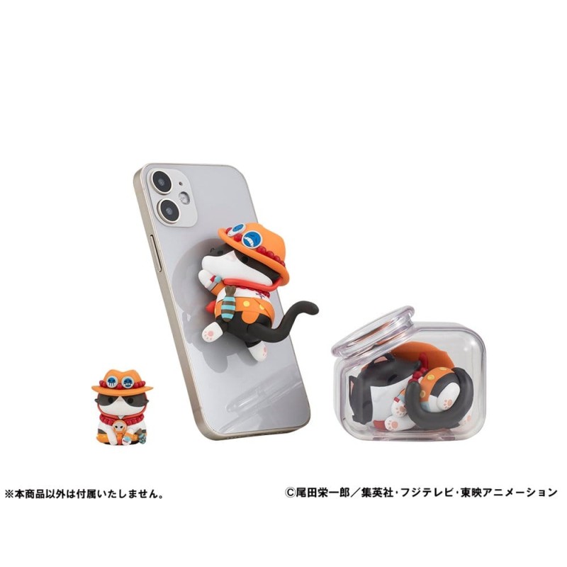 One Piece Mega Cat Project assortiment trading figures Egghead NyanPieceNyan! Stickie! 3 cm (8)