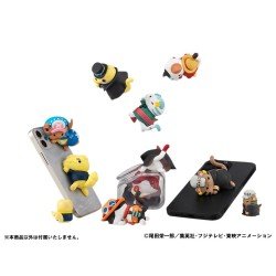 One Piece Mega Cat Project assortiment trading figures Egghead NyanPieceNyan! Stickie! 3 cm (8)