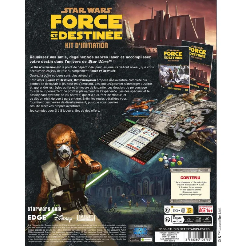 Star Wars: Force & Destiny - Starter Kit | 3558380103752