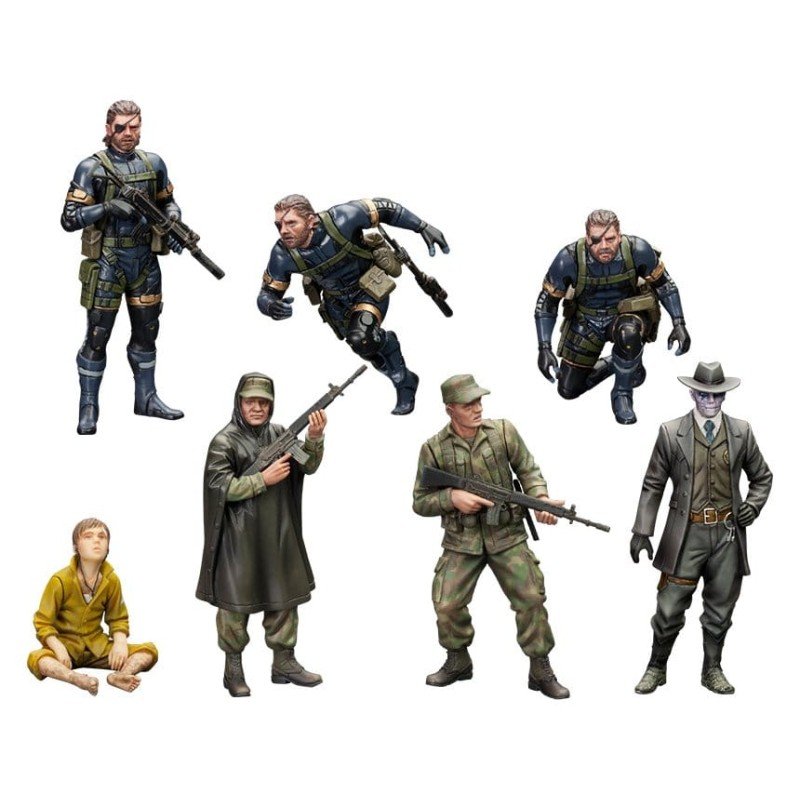 Metal Gear Solid V figurines Plastic Model Kit 1/35 Metal Gear Solid Ground Zero Set 5 cm