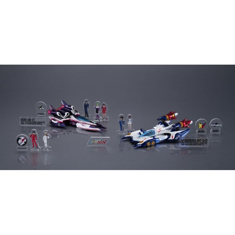 Future GPX Cyber pack 2 Formula véhicules vAsurada AKF-0/G spiral boost mode & OGRE AN-21 super Aero boost mode Set Heritage ...