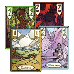 The Two Towers: Cooperative Trick Game