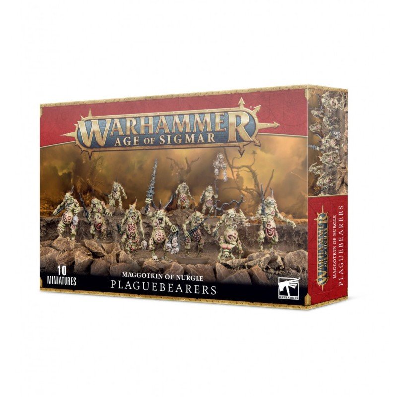 Warhammer Age Of Sigmar - Maggotkin Of Nurgle : Plaguebearers