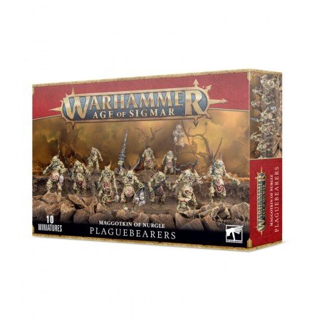 Warhammer Age Of Sigmar - Maggotkin Of Nurgle : Plaguebearers