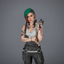 Cyberpunk 2077 PVC Statue Judy Alvarez 23 cm