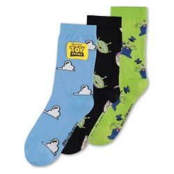 Toy Story 5 pack 3 paires de chaussettes Crew 35-38